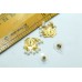 925 Sterling silver gold rhodium white gold Enamel chain Pendant Earring set
